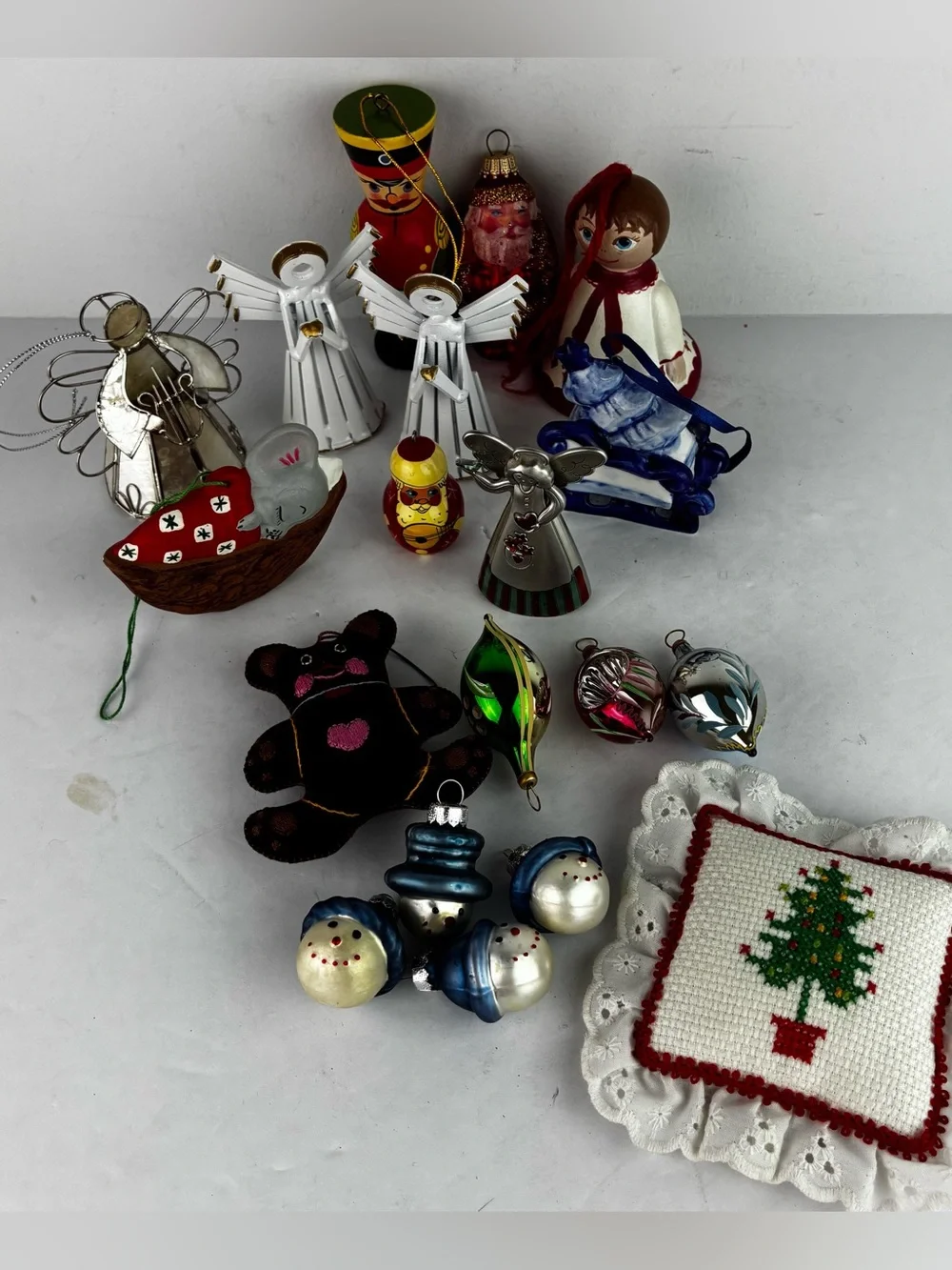 Christmas Ornaments Assorted Lot of 18